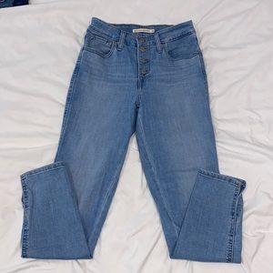 Levi 721 high rise skinny ankle